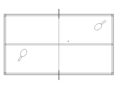 table tennis table cad block|Free CAD Designs, Files & 3D Models .